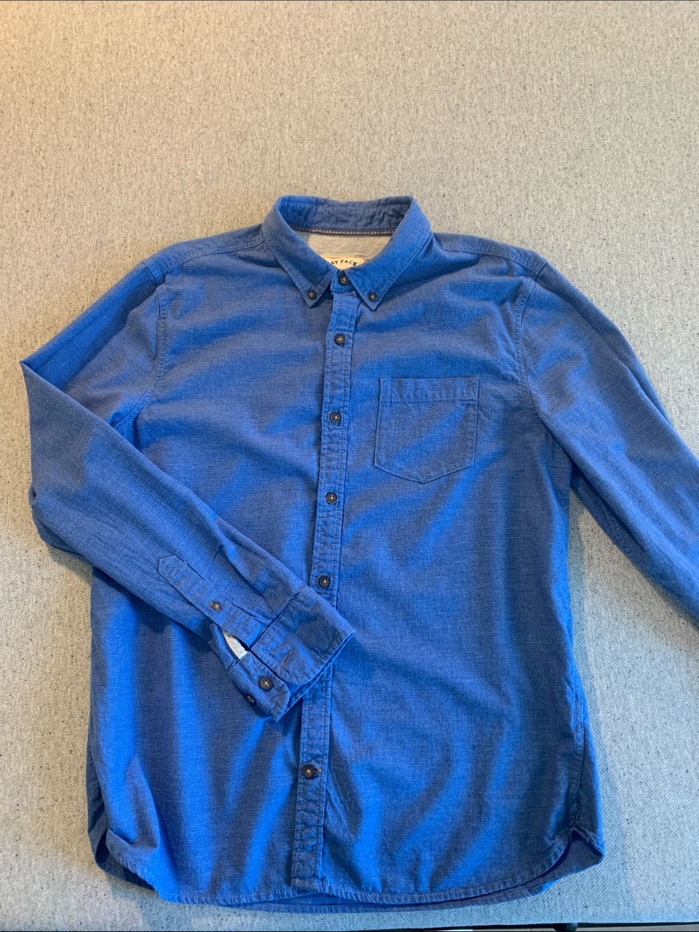 Fat Face Men's Royal Blue Button-Down Shirt